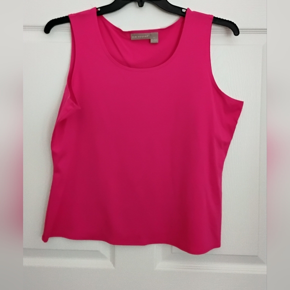 Kim Rogers Tops - Kim Rogers Vibrant Pink Tank Top